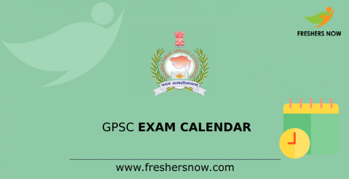 GPSC Exam Calendar