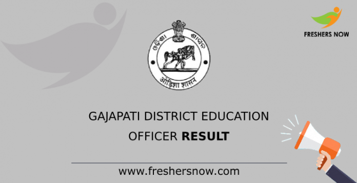 Gajapati District Education Officer Result