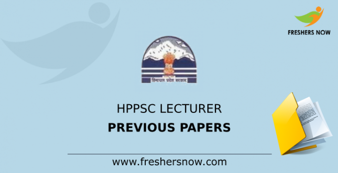 HPPSC Lecturer previous Papers
