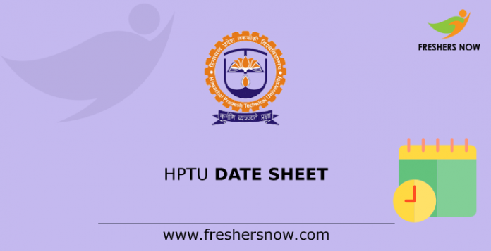 HPTU Date Sheet