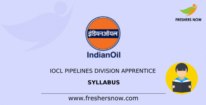 IOCL pipeline division syllabus