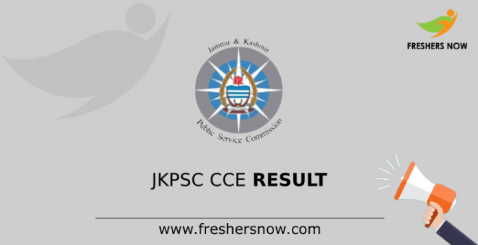 JKPSC CCE Result