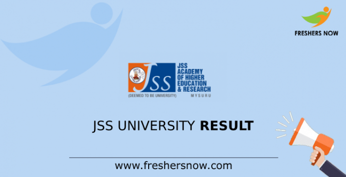 JSS University Result