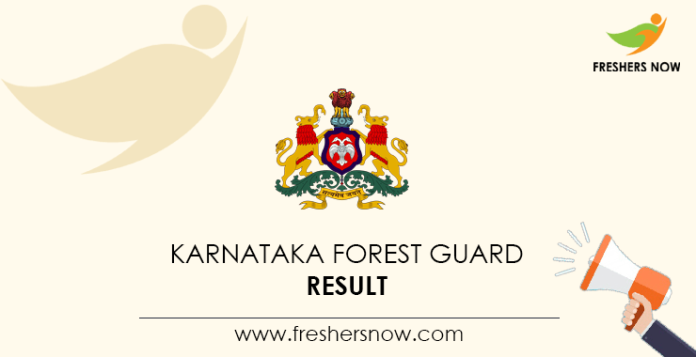 Karnataka-Forest-Guard-Result