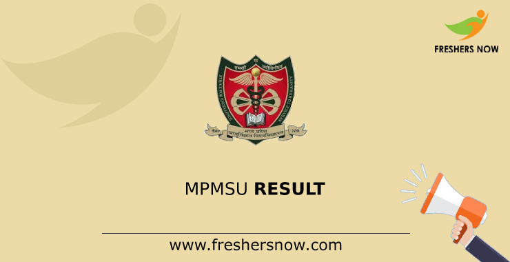 MPMSU Result 2023 Released UG PG Sem Exam Results