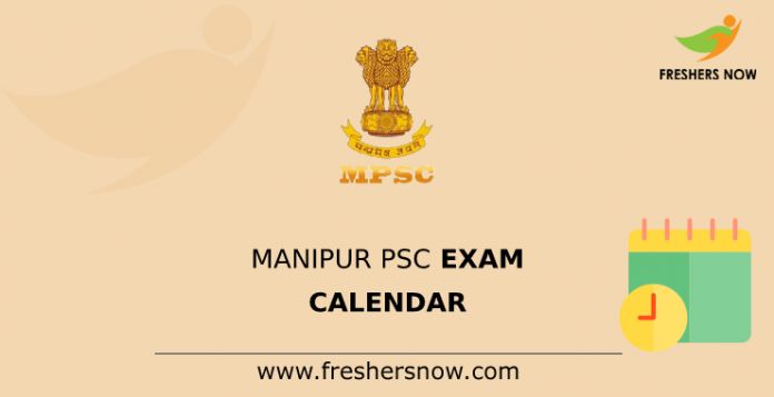 Manipur PSC Exam Calendar