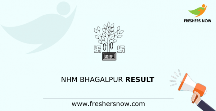NHM Bhagalpur Result
