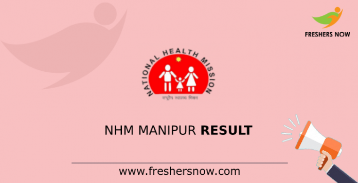 NHM Manipur Result