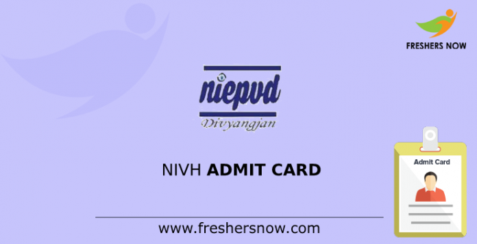 NIVH Admit Card