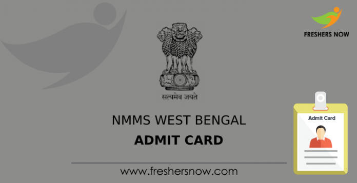 NMMS West Bengal Admit Card