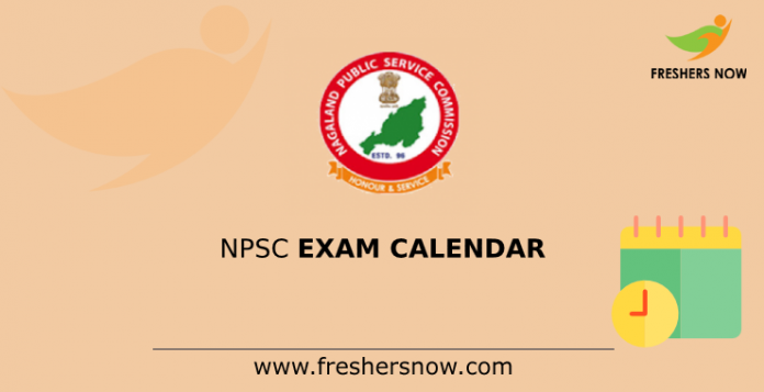 NPSC Exam Calendar