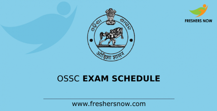 OSSC Exam Schedule