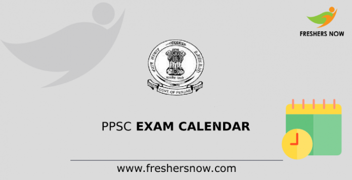 PPSC Exam Calendar