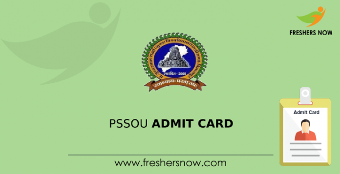 PSSOU Admit Card