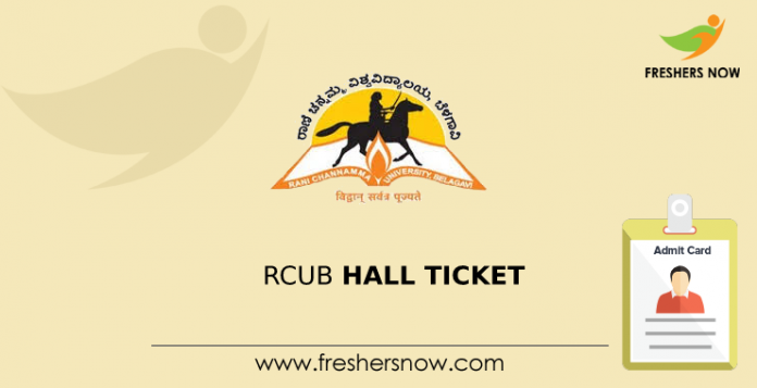 RCUB Hall Ticket