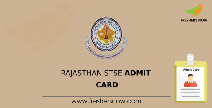 Rajasthan STSE Admit Card