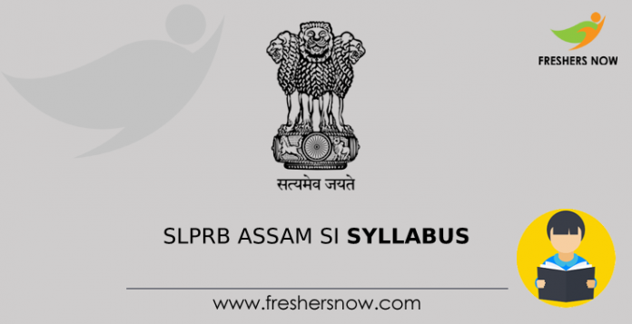 SLPRB Assam SI Syllabus