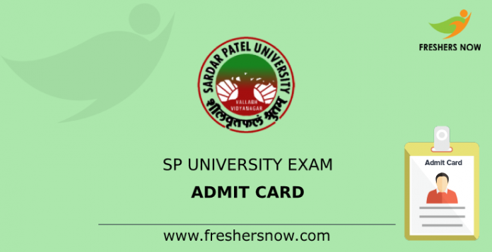 SP University Exam Admit Card