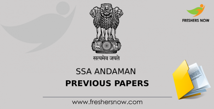 SSA Andaman Previous Papers
