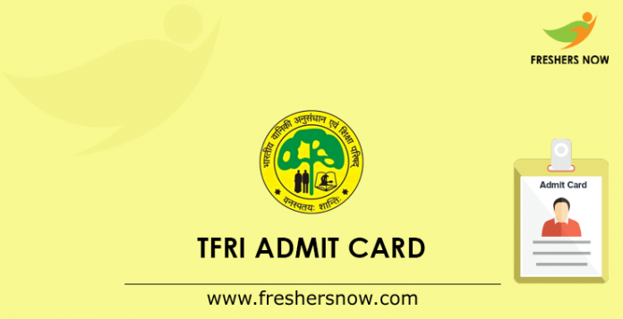 TFRI Admit Card