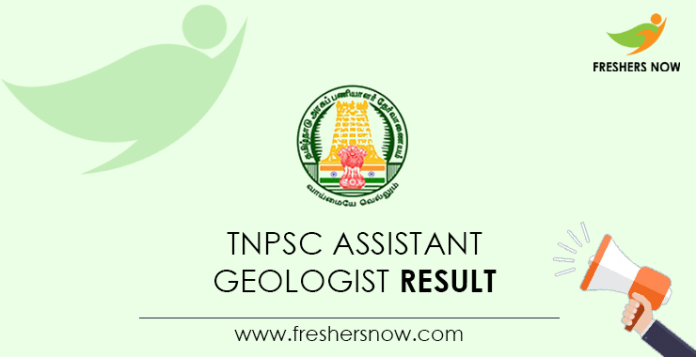 TNPSC-Assistant-Geologist-Result
