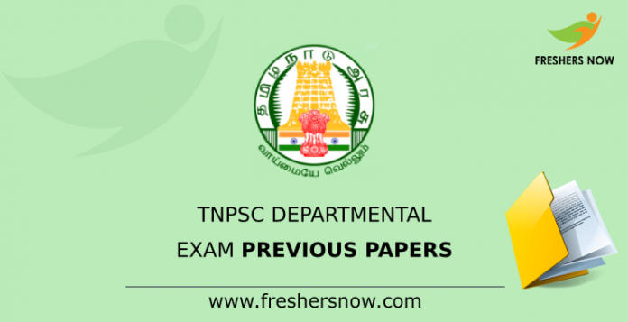 TNPSC Departmental Exam Previous Papers