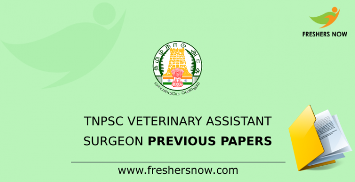 TNPSC Veterinary Assistant Surgeon Previous Papers