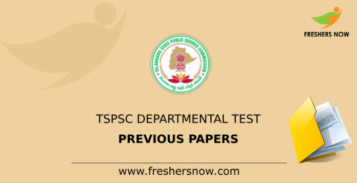 TSPSC Departmental Test Previous Papers