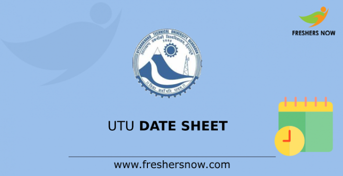 UTU Date Sheet