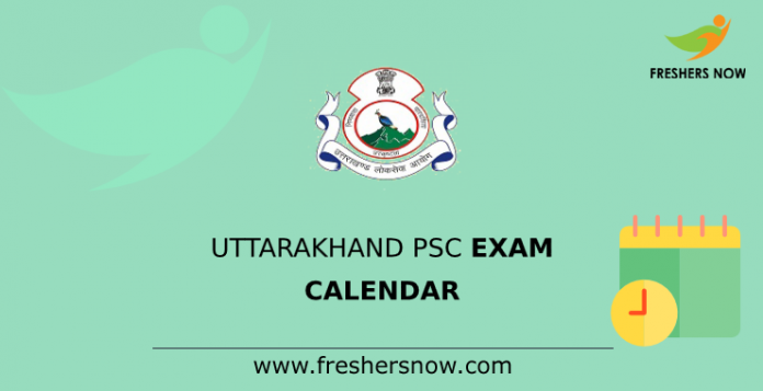 UKPSC Exam Calendar