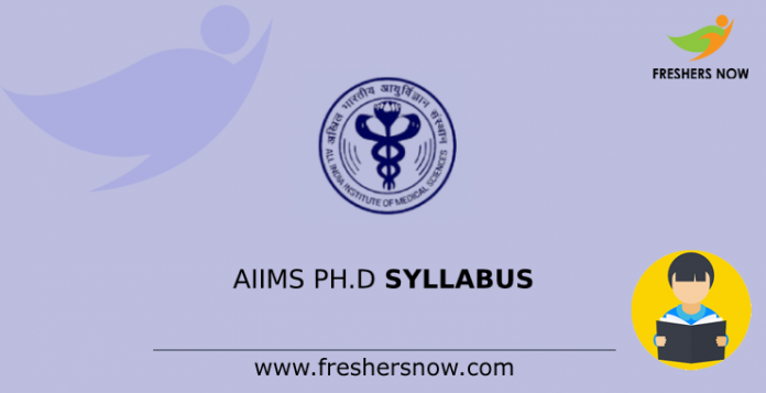 AIIMS Ph.D. Syllabus