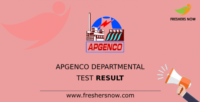 APGENCO Departmental Test Result