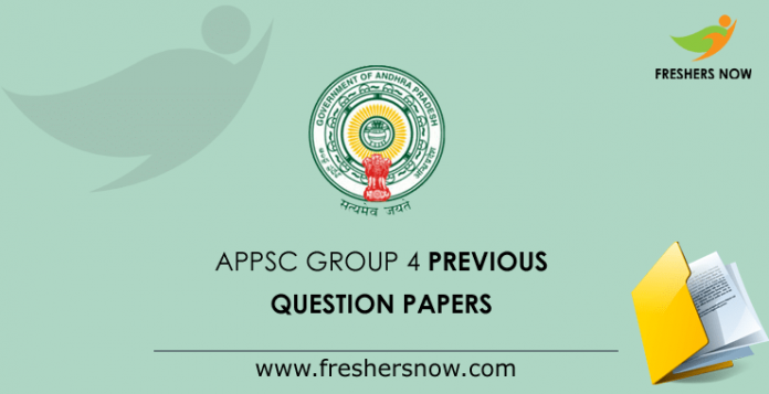 APPSC Group 4 Previous Question Papers