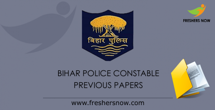 Bihar Police Driver Constable Previous Papers