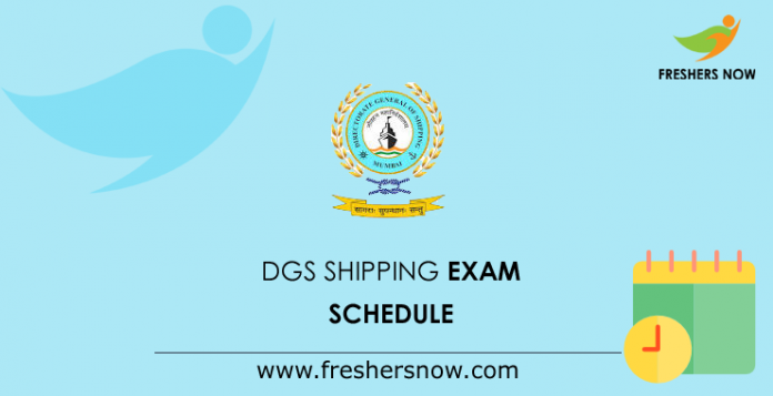 DGS Shipping Exam Schedule