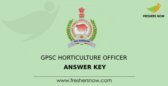 GPSC Horticulture Officer Answer Key