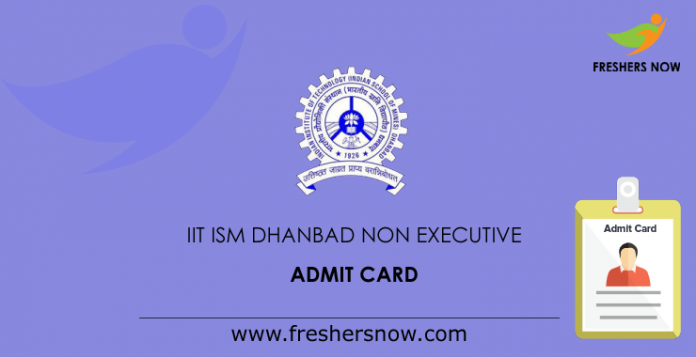 IIT-ISM-Dhanbad-Admit-Card