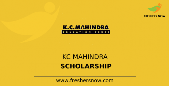 KC Mahindra Scholarship