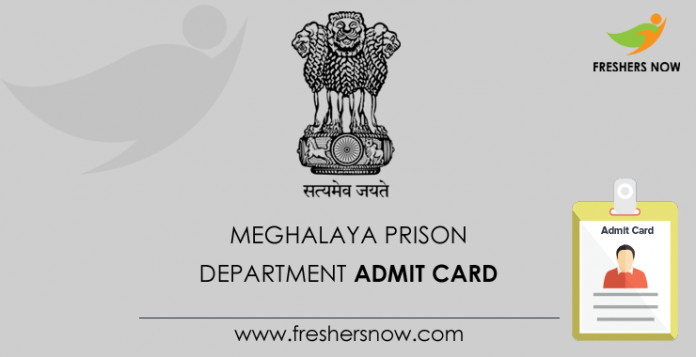 Meghalaya-Prison-Admit-Card