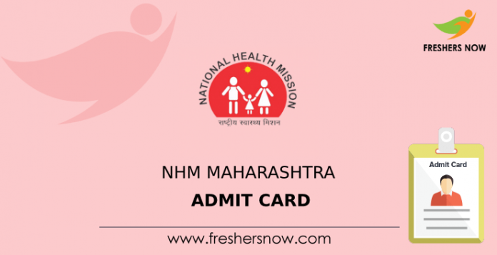NHM Maharashtra Admit Card