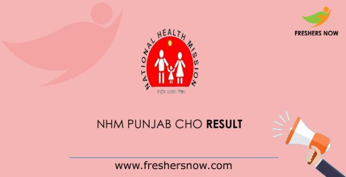 NHM-Punjab-CHO-Result