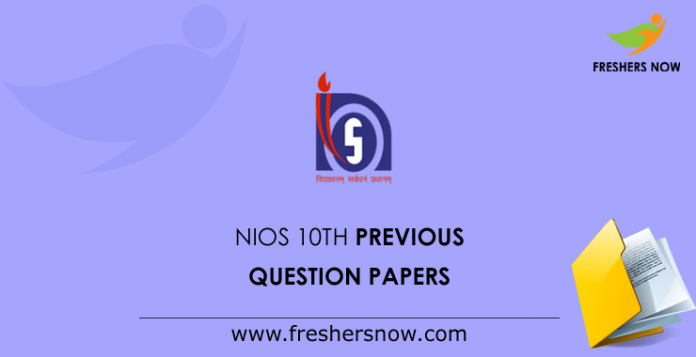 NIOS-10th-Previous-Question-Papers