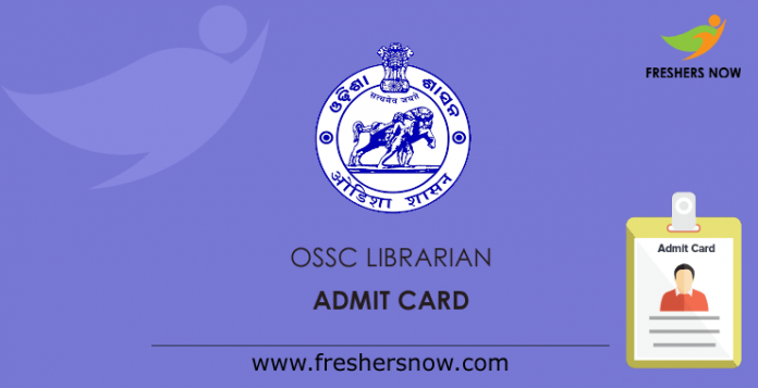 OSSC Librarian Admit Card