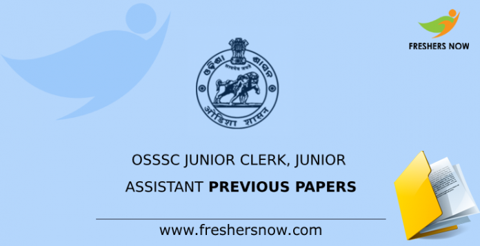 OSSSC Junior Clerk, Junior Assistant Previous Papers