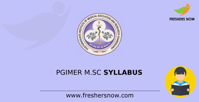 PGIMER M.Sc Syllabus