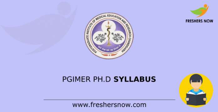 PGIMER Ph.D Syllabus