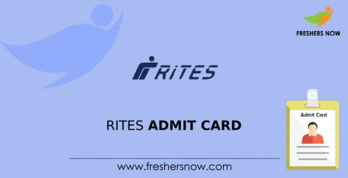 RITES Admit Card