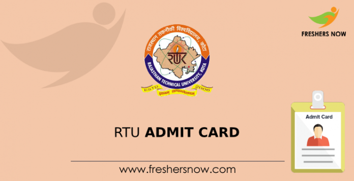 RTU Admit Card