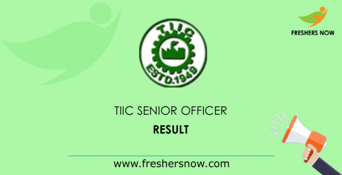 TIIC-Senior-Officer-Result