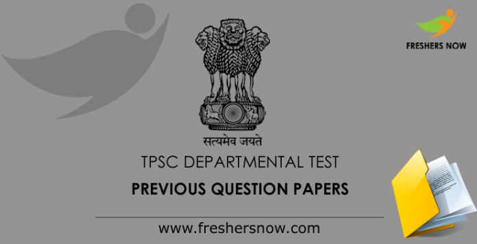 TPSC Departmental Test Question Papers